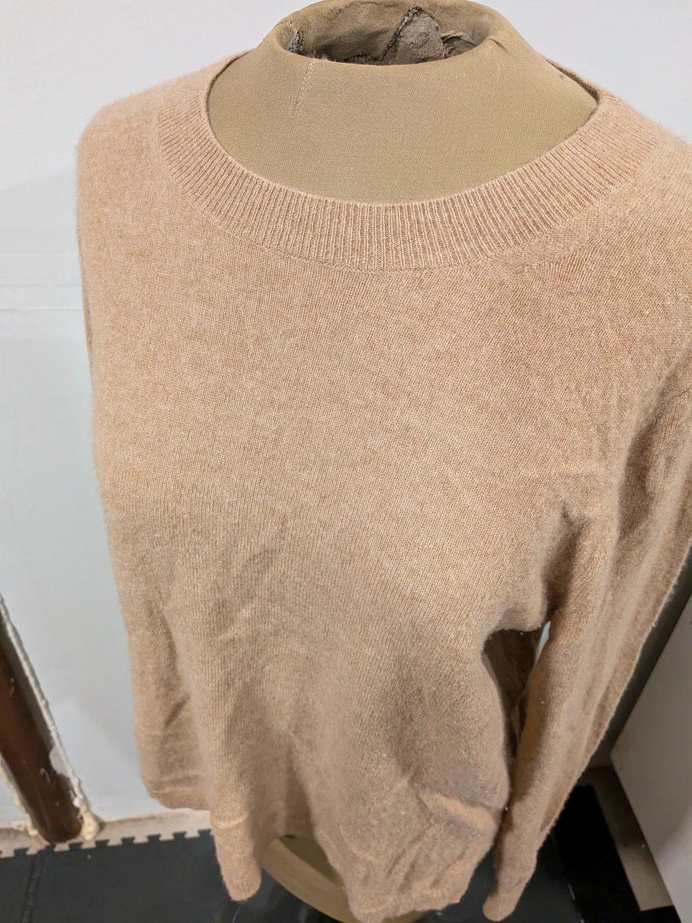 JCrew Cashmere Sweater in Camel